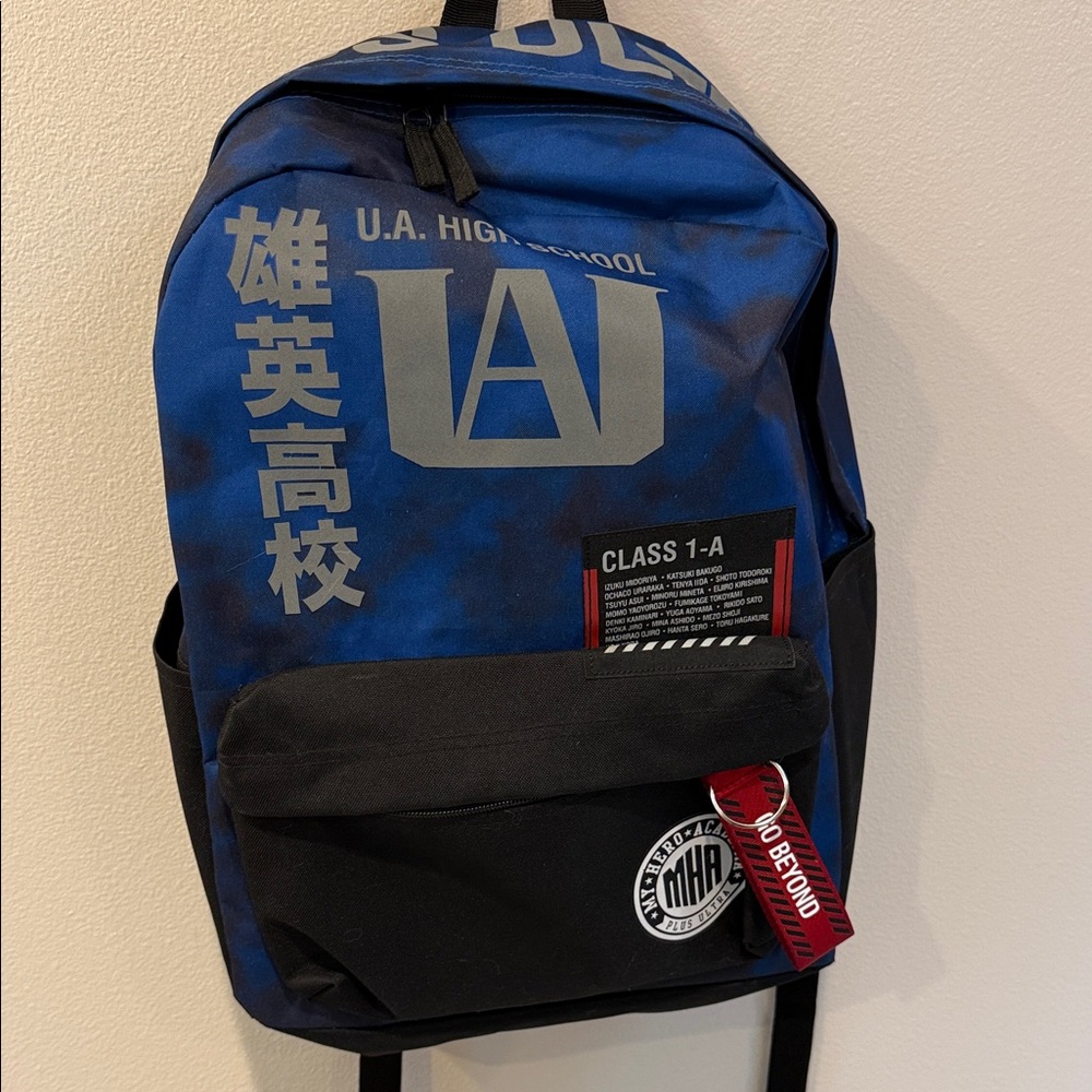 My Hero Academia U.A. High School Blue Backpack Manga Anime